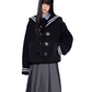 Sailor Collar Duffle Coat EZK0096