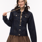 Retro Denim Jacket/Denim Wide Pants/Tiered Skirt ELS0006