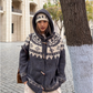 Nordic Pattern Hood Cardigan CYE0011