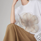 Flower Print Short-Sleeve T-Shirt FER0041