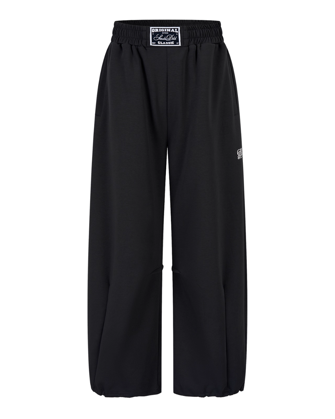 One Point Logo One-Shoulder Top / Wide Pants SMD0004