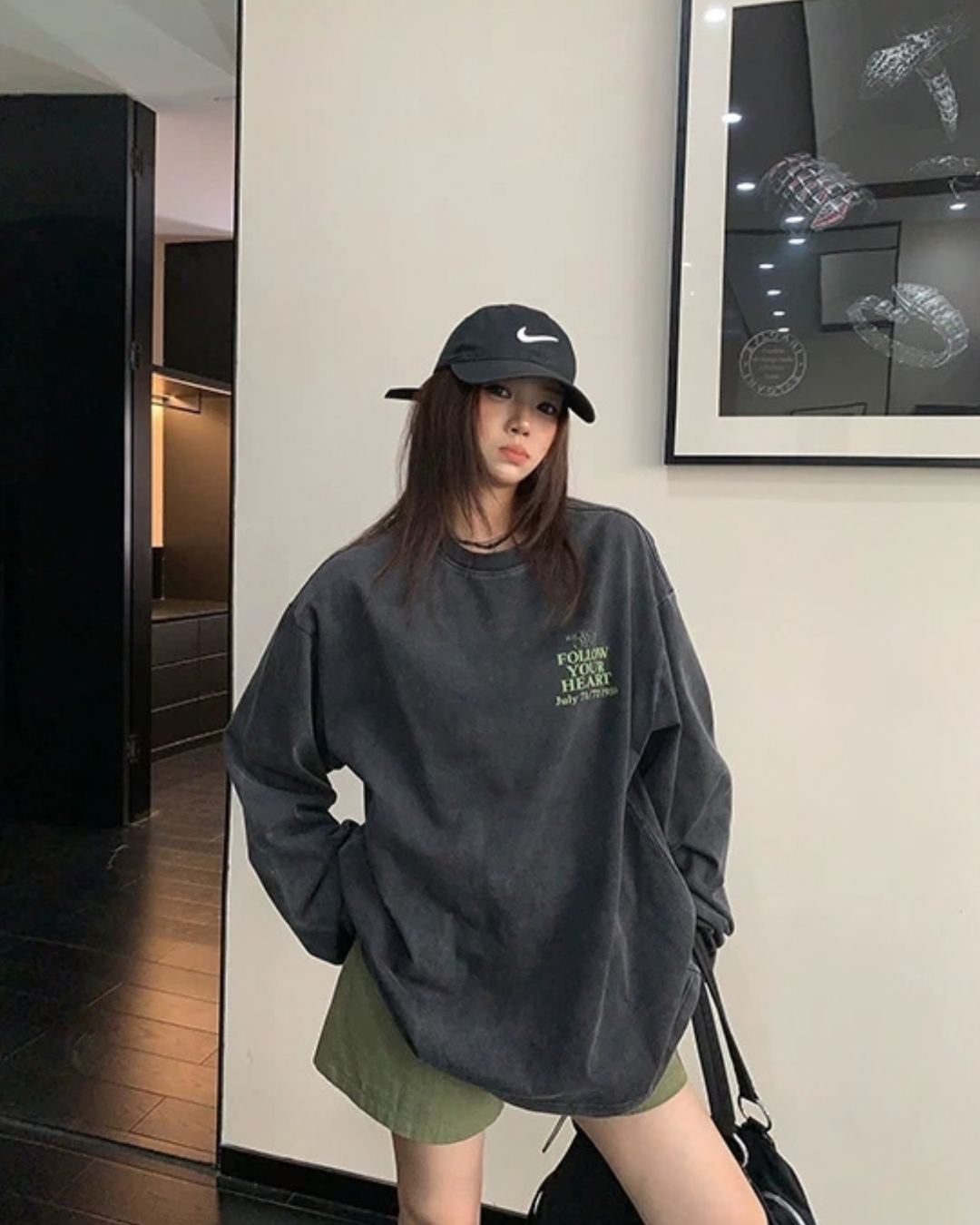 Vintage Back Logo Long Sleeve Top YLS1037