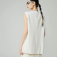 Front Layered Vest / Straight Long Skirt FER0271