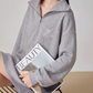 Half-Zip Sweatshirt Dress FER0388