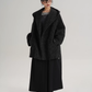 Open Collar Long Coat SRS0414