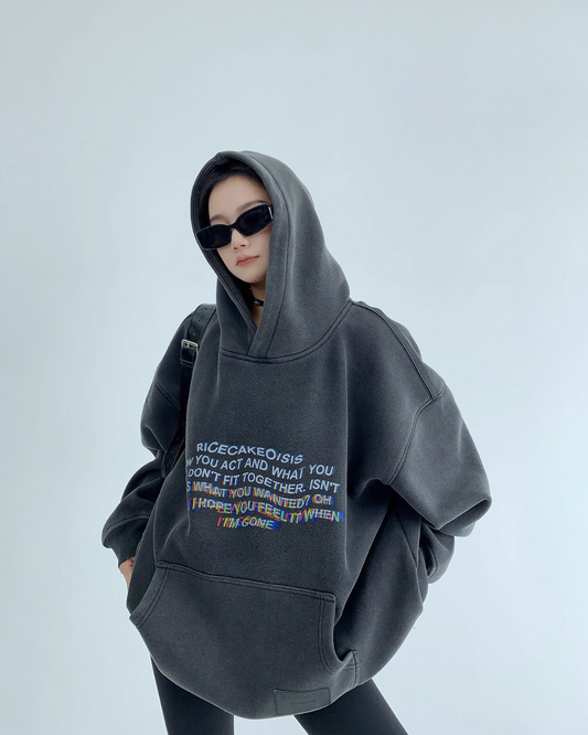 Unique Logo Pullover Hoodie  YLS0542