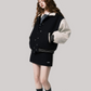 Wool Baseball Jacket & Skirt LLS0076