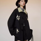 Vintage Embroidered Collar Wool Coat SUY0022