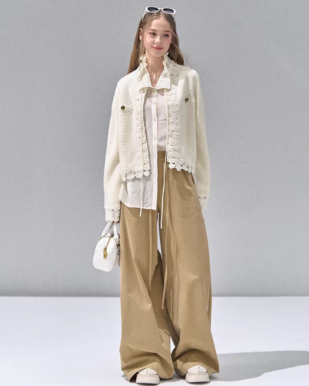 Flower Lace Knit Cardigan RCR0009