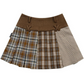 Retro Plaid Pleated Skirt ZZF0328