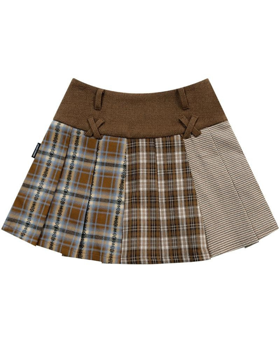 Retro Plaid Pleated Skirt ZZF0328