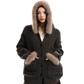 Fur Hood Loose Knit Cardigan BGS0028