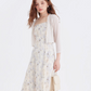Sheer Floral Camisole Dress LSN0012