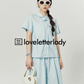 French Blue Striped Shirt / Long Skirt LLA0153