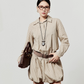 Striped Balloon Skirt Dress LLA0514