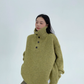 Half-Button Knit Top YLS0960
