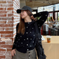 Polka Dot Knit Cardigan CYE0064