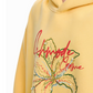 Flower Motif Loose Hoodie ICM0076