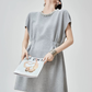 Waist Gather Sweatshirt Mini Dress FER0275