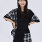 Irregular Patchwork Checkered Dress SHN0038