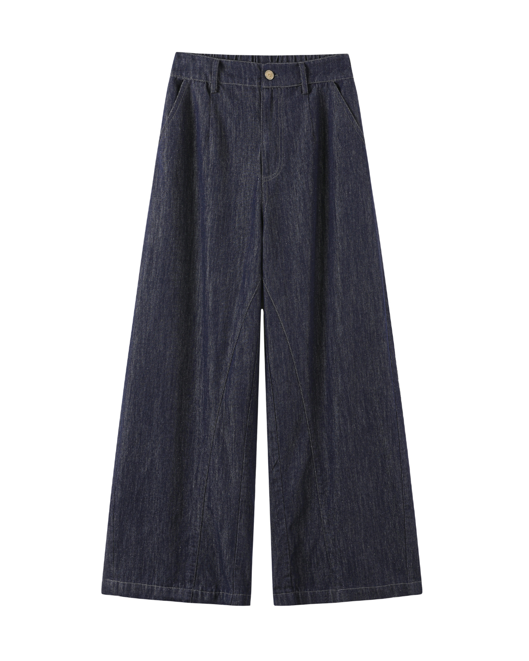 Denim Shirt / Wide Denim Pants / Shoulder-Carry Top WEO0072