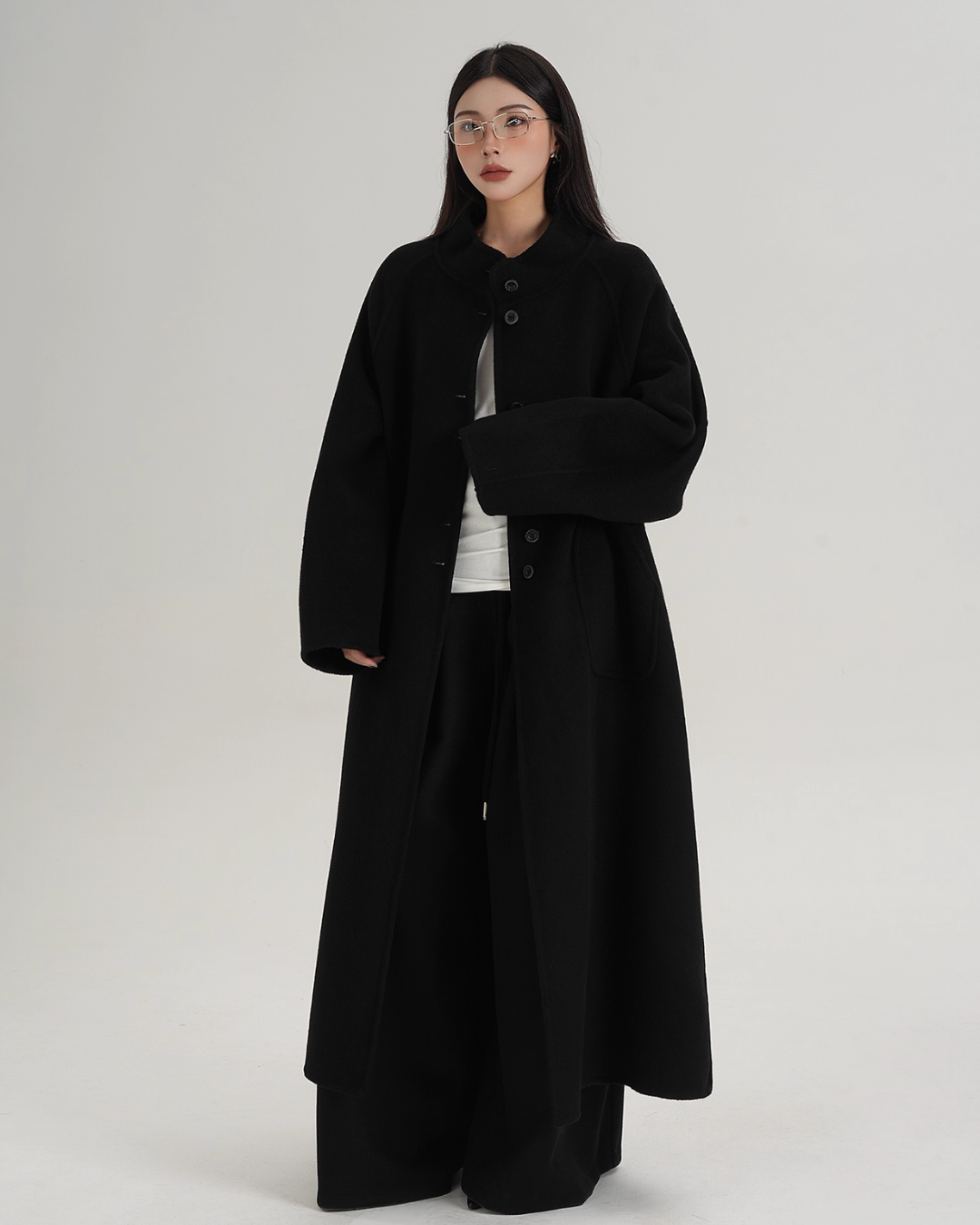 Wool Wide Pants SRS0394