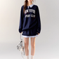 Retro Preppy Collar Sweat Tops / Mini Skirt ASG0009