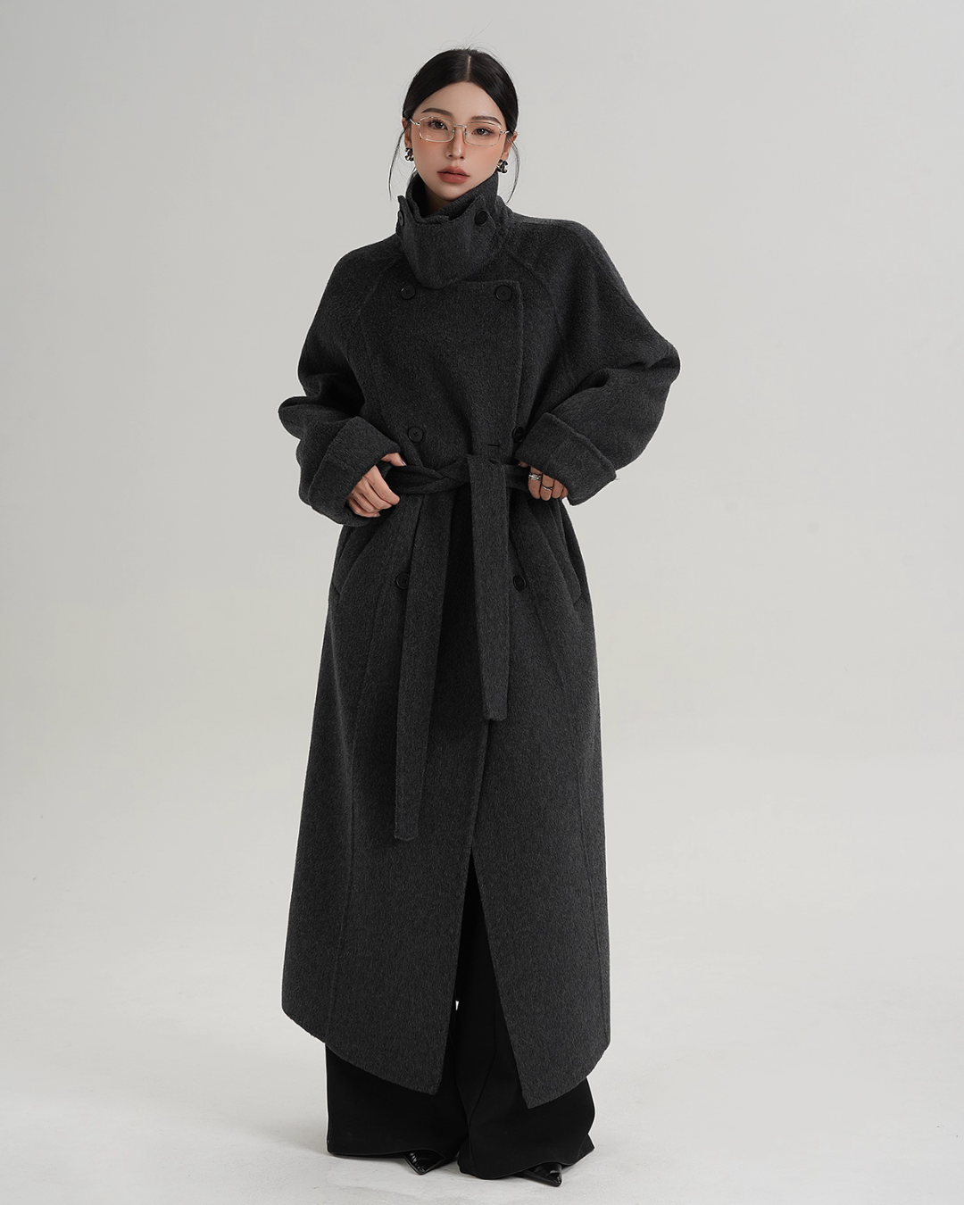 Elegant Long Wool Coat SRS0365