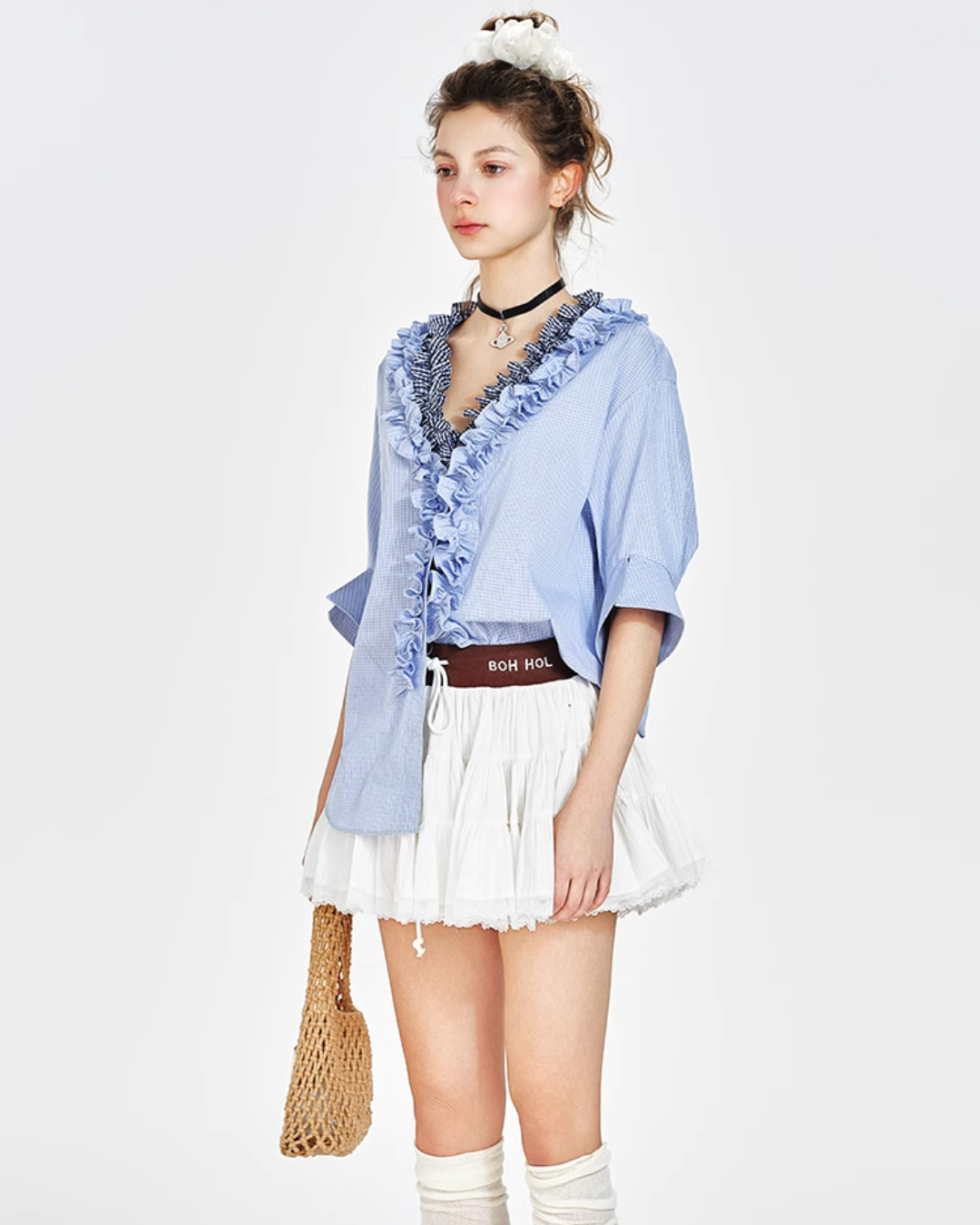 Double Frill Loose Top BHB0007
