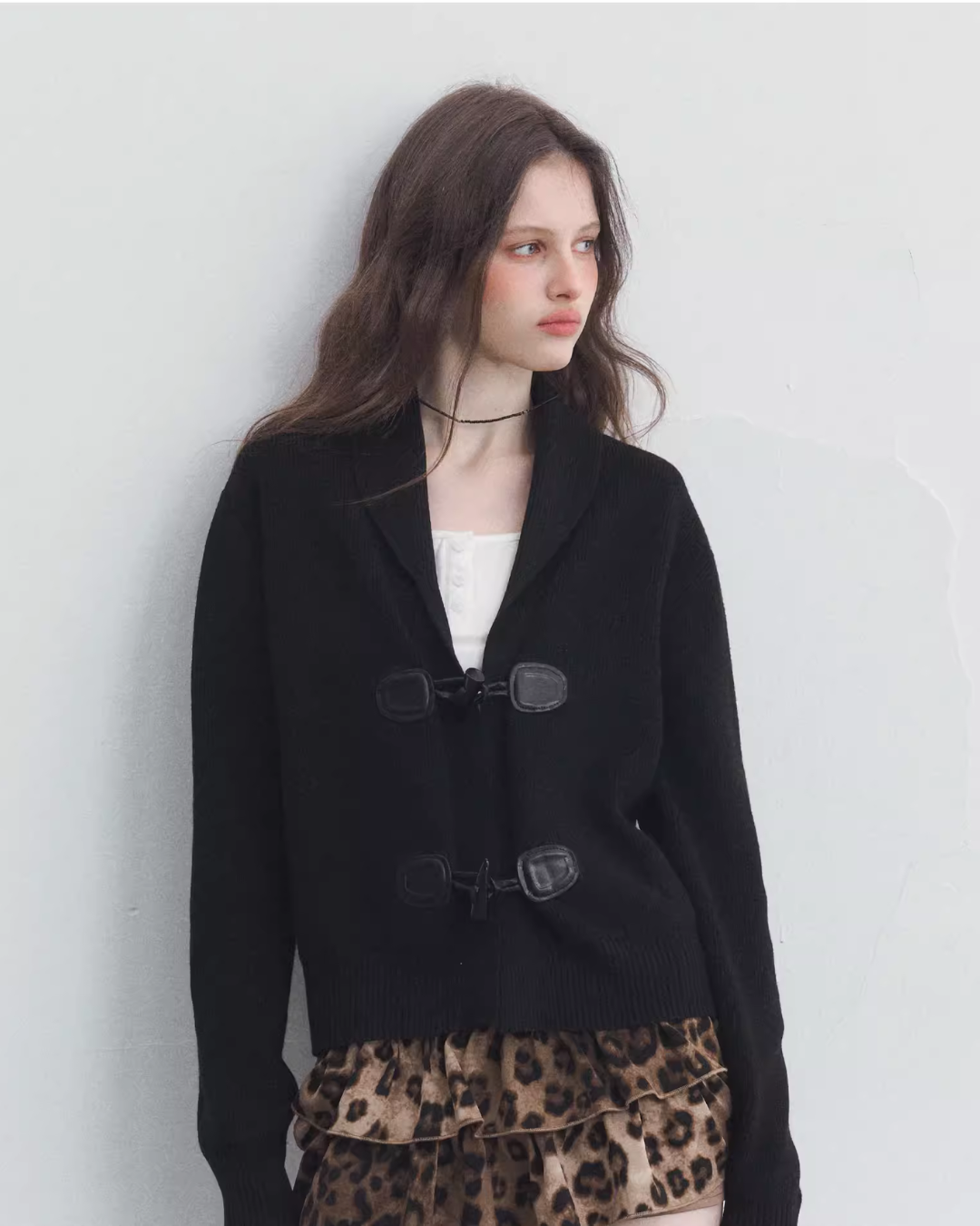 Duffle Button Long-Sleeve Top SPY0026