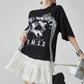 Lace Docking T-Shirt Dress FER0188