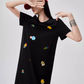 Embroidered T-Shirt Dress FER0104