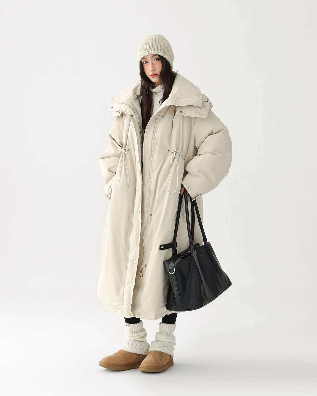 Stand Collar Long Down Coat ACS0335