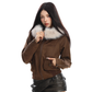 Fur Hood Suede Jacket BGS0025