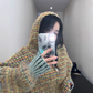 Retro Brushed Knit Hoodie YLS1004