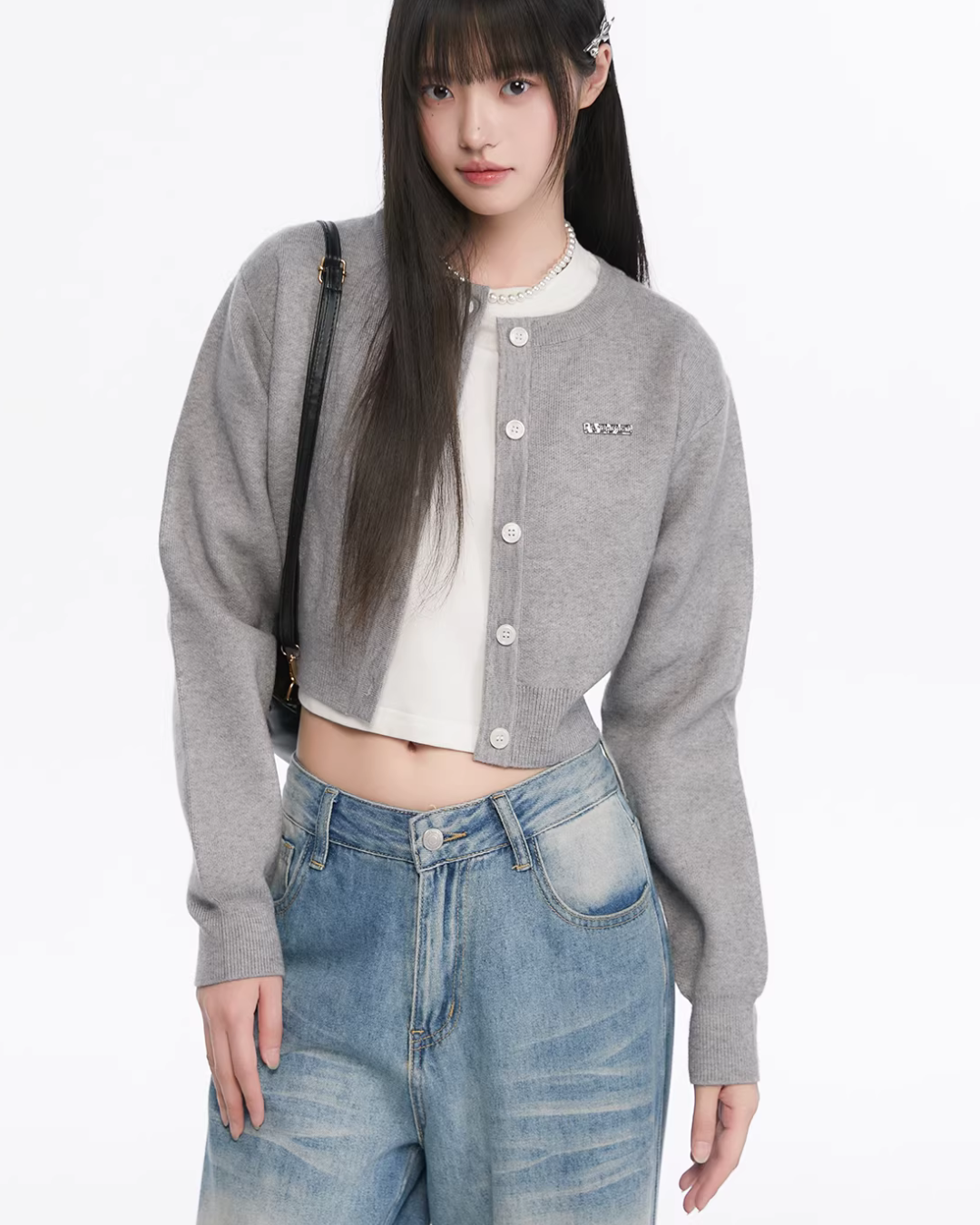 Soft Short Knit Cardigan KIP0007