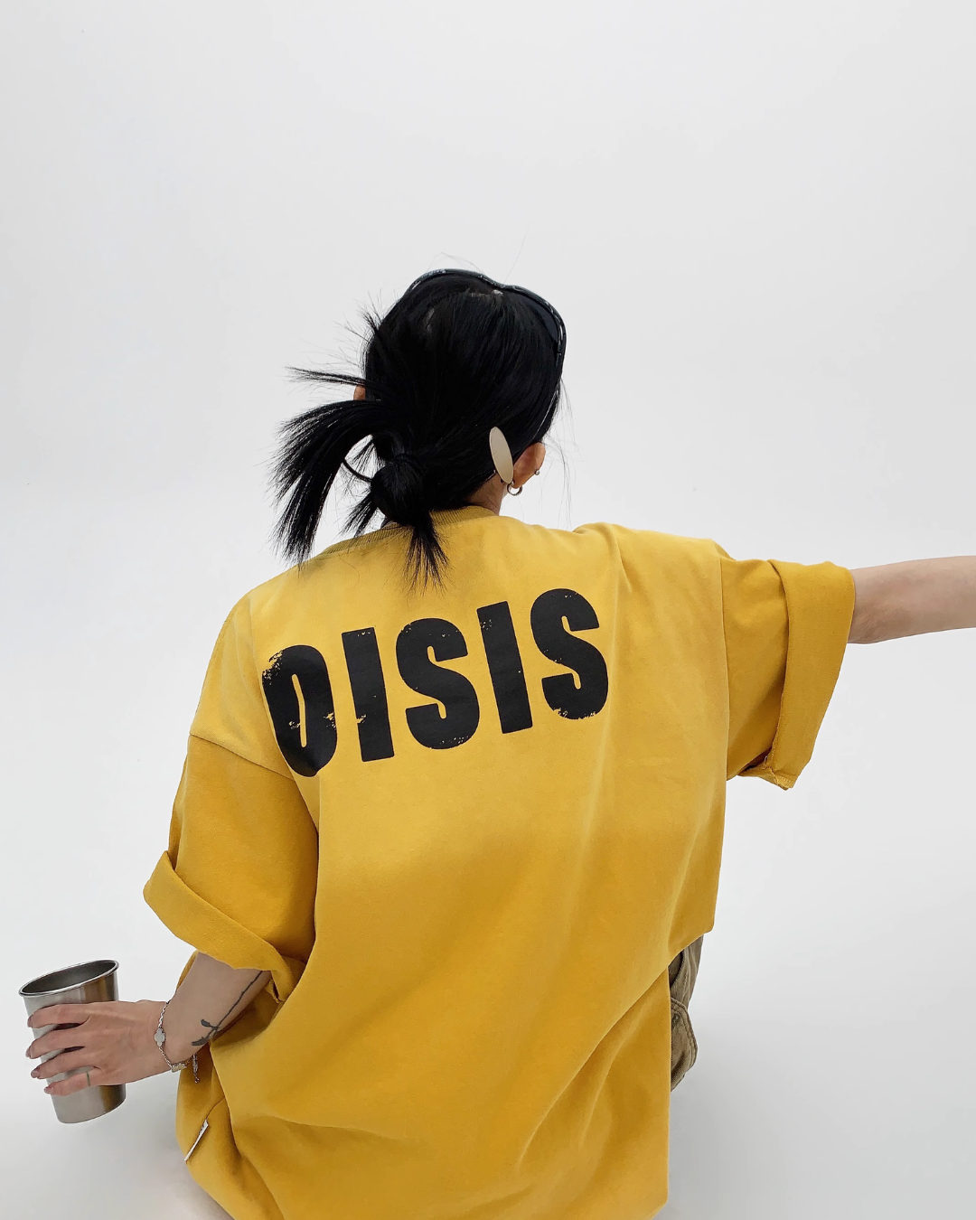 Back Logo Print T-Shirt YLS0227