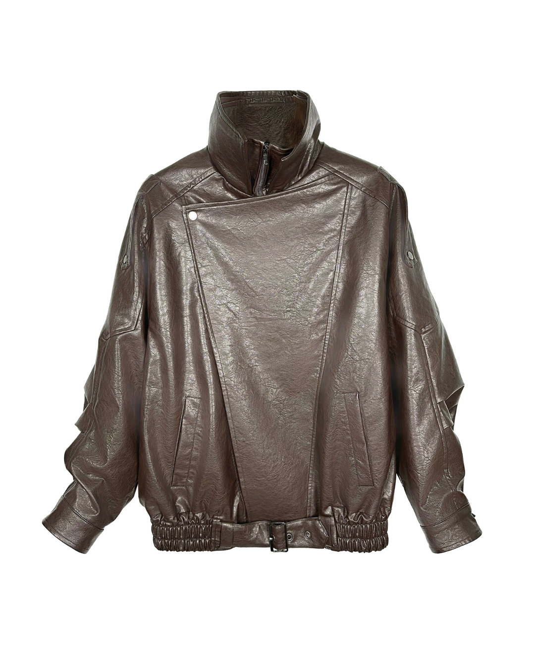 Oversized Leather Jacket WLS0011