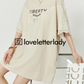 Lace Design T-Shirt Dress LLA0191