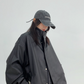 Stand Collar Leather Jacket YLS0747