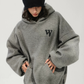 Wool Oversized Pullover Hoodie ACS0384