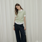 Patchwork High Waist Wide Pants RLZ0008