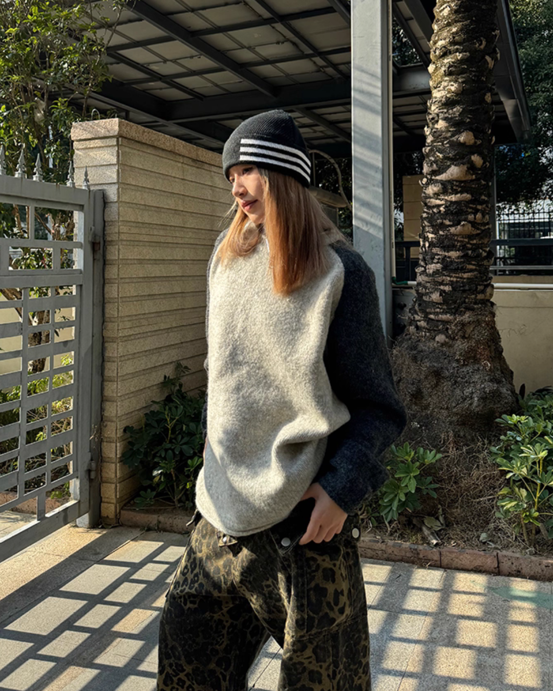 Raglan Sleeve Knit Top CYE0042