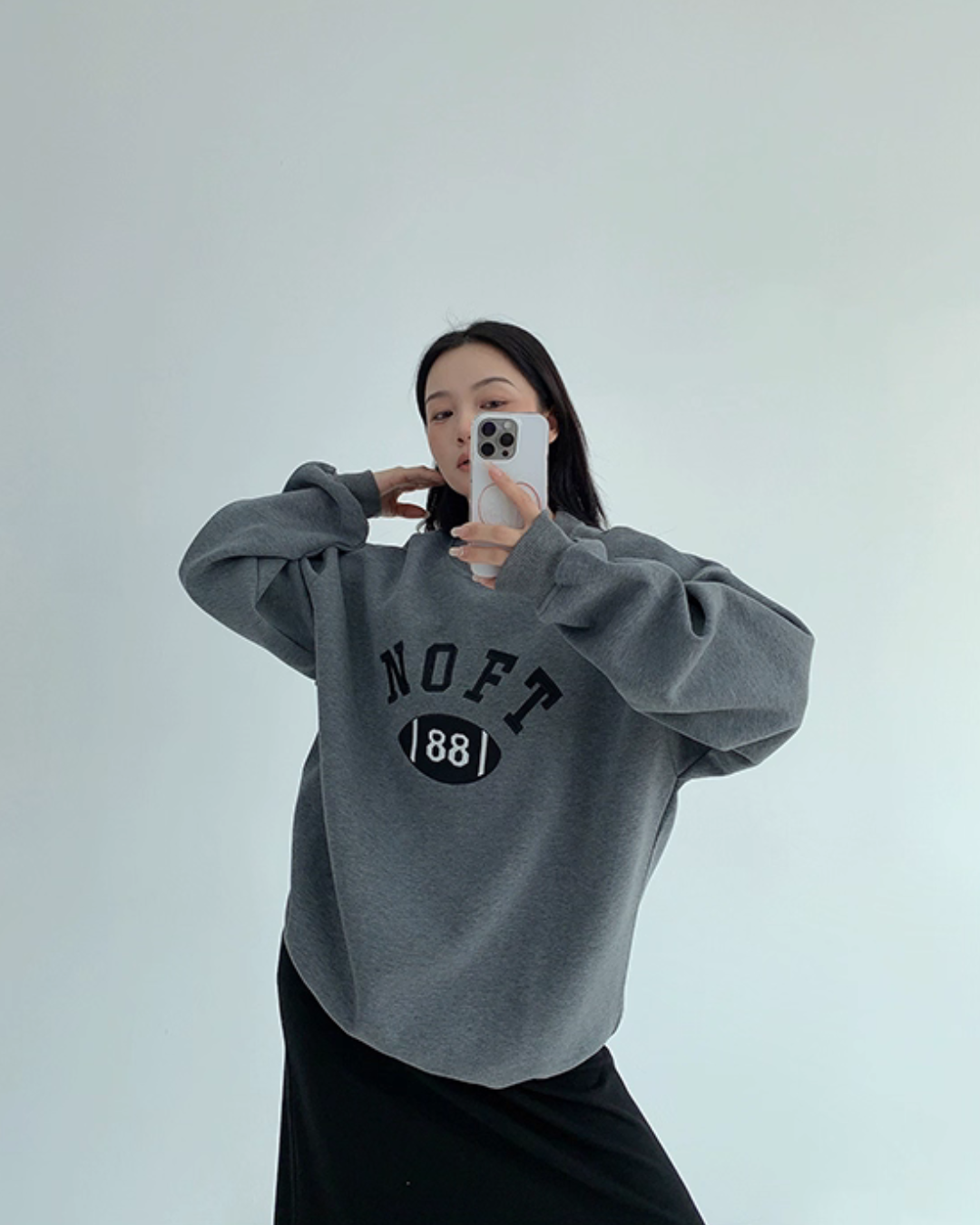 Logo Loose Sweat Top YLS0939