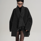 Collarless Wool Coat SRS0367