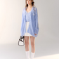 Loose Silhouette Knit Cardigan / Knit Camisole ASG0013