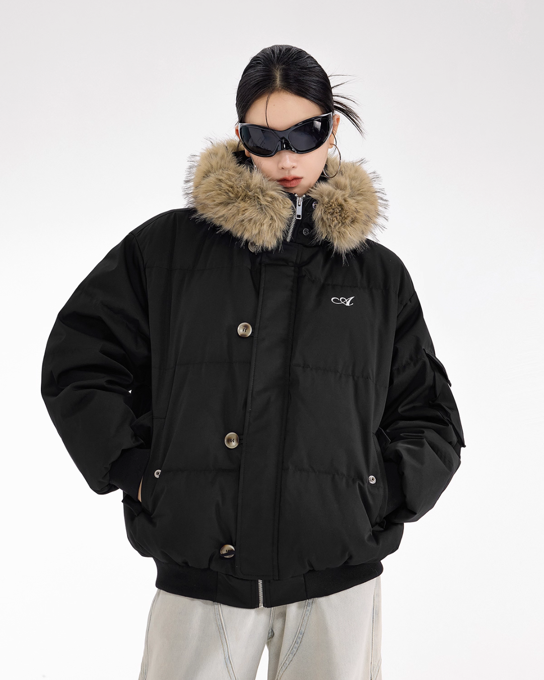 Fur Hood Down Jacket ICM0100