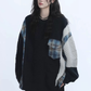 Docking Patchwork Knit Sweater WLS0013