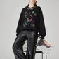 Crew Neck Embroidered Top FER0154
