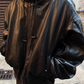 Hood Leather Cotton Jacket FLG0006